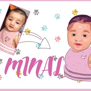 Retrato de mascota, Retrato de familia personalizado, Retrato de gato, Retrato digital, Retrato de foto, Retrato de dibujos animados, Retrato de mascota de dibujos animados, Retrato,