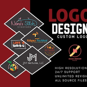 I Will Create Custom Logo Design for your Business Professional Logo Maker Logo Creation Logo Design Custom For Business Branding Kit
