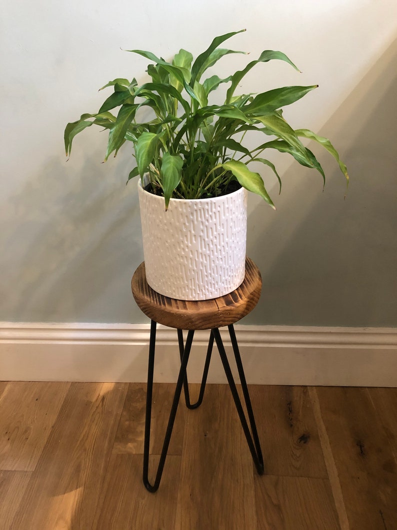 Gerüst Board Beistelltisch / Pflanze Stand mit Haarnadel Etsy