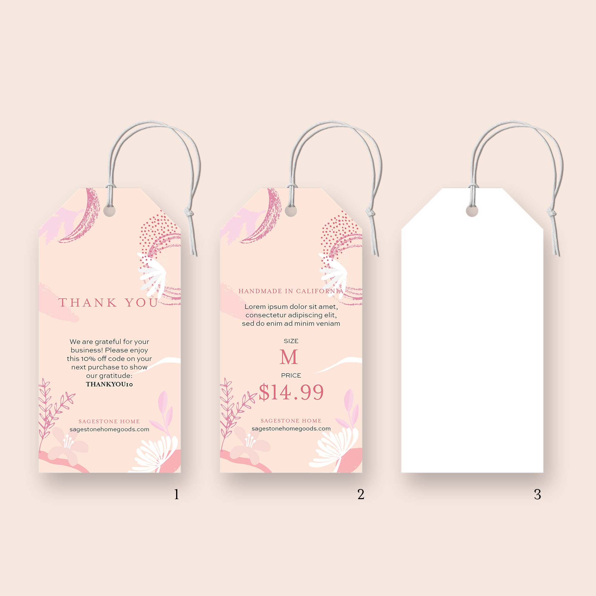 Custom Hang Tag Printable Clothing Label Boutique Label - Etsy