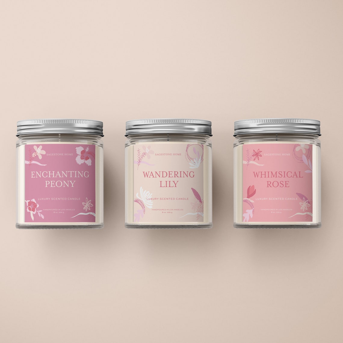Custom Candle Labels Personalized Labels Candle Label Etsy