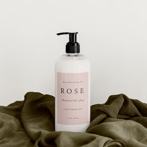 Luxury Cosmetic Label | Minimal Cosmetic Label | Editable Cosmetic Label Template | Minimalist Label Design | Bottle Dropper Sticker