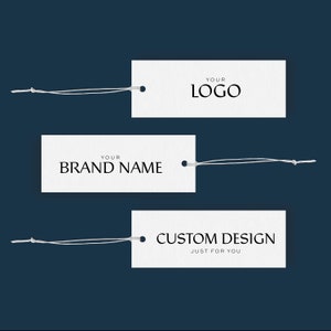Custom Hang Tag | Clothing Label | Apparel Swing Tag | Customizable Price Tags | Clothing Product Labels | Tags for Clothing | Handmade Tag