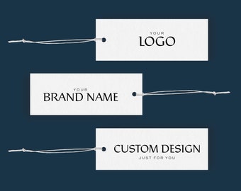 Custom Hang Tag | Clothing Label | Apparel Swing Tag | Customizable Price Tags | Clothing Product Labels | Tags for Clothing | Handmade Tag