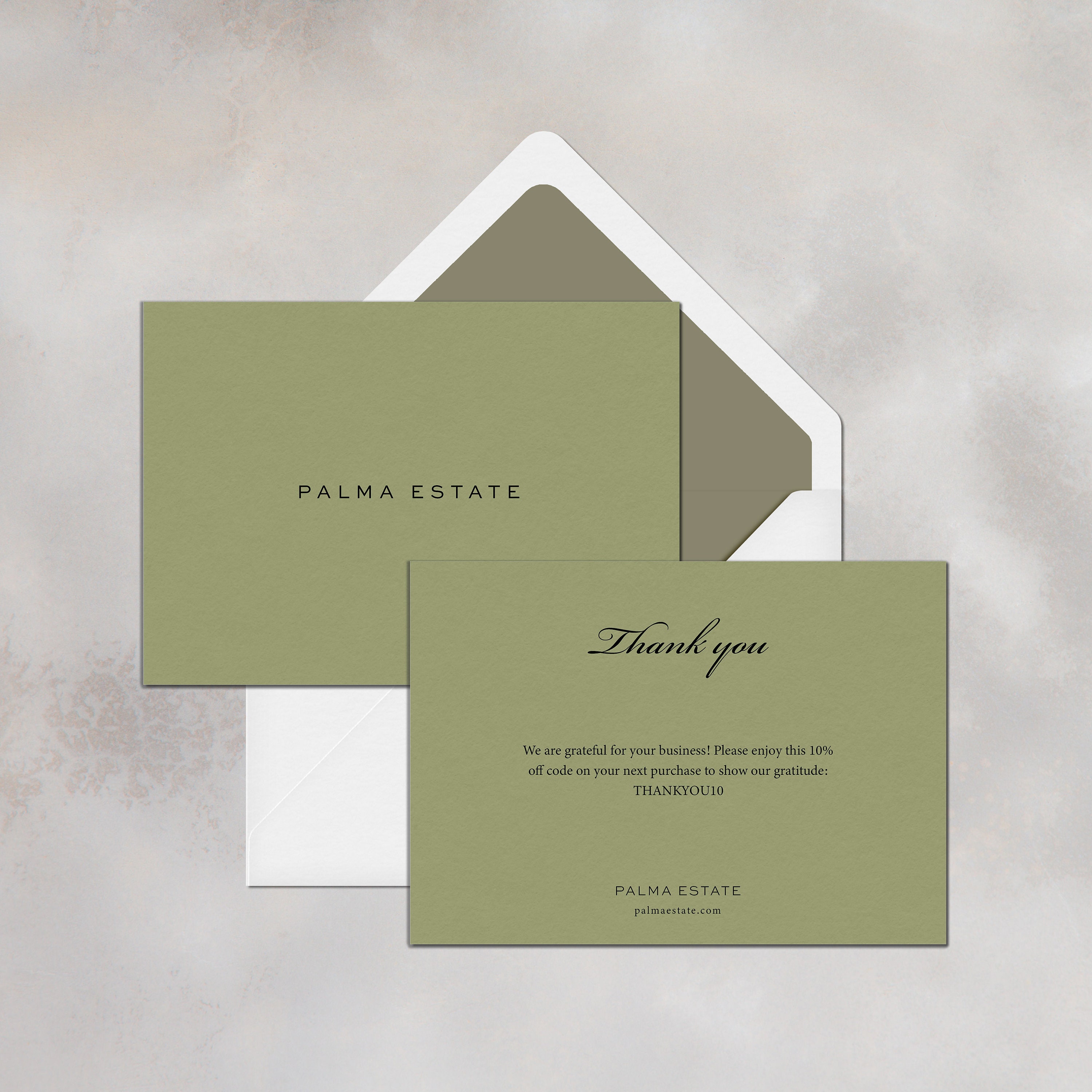 Luxury Thank You Insert Card Printable Luxury Thank You for | Etsy