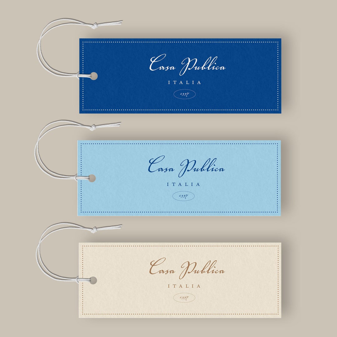 Custom Hang Tag Luxury Hang Tag Template Printable Hang Etsy