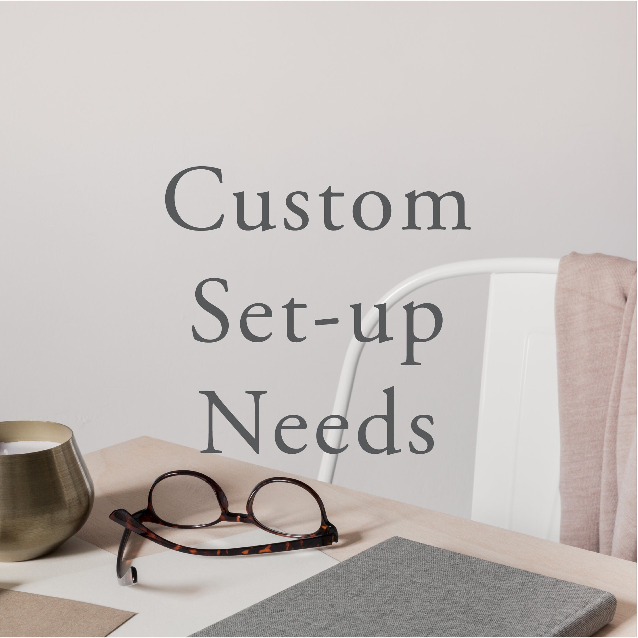 Custom Set up Fee - Etsy
