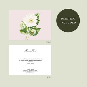 Luxury Thank You Insert Card | Printable Thank You for Your Order Card ...