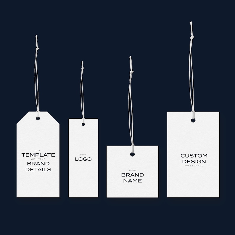 Hang Tags for Clothing Hang Tag for Apparel Hang Tag Etsy