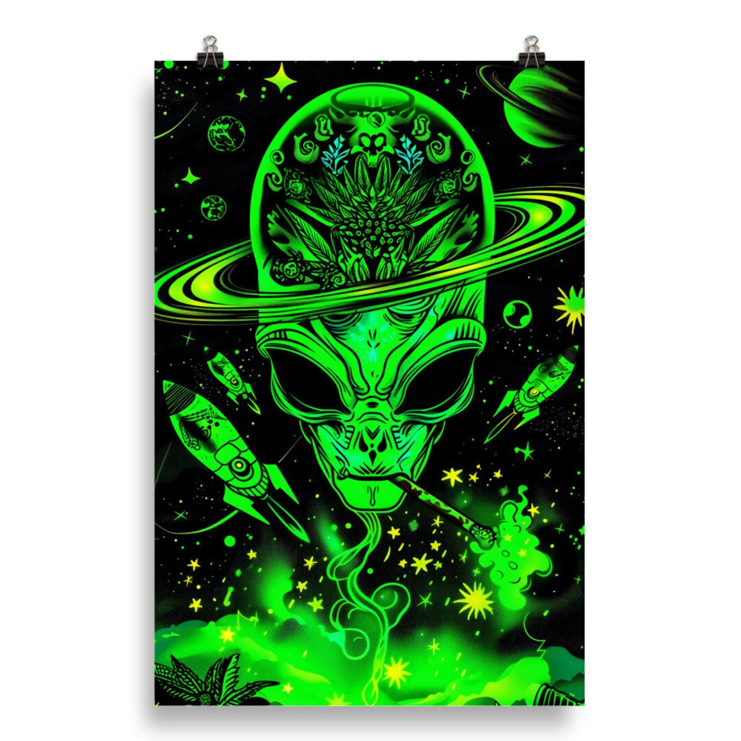 Alien Boss Poster - Etsy