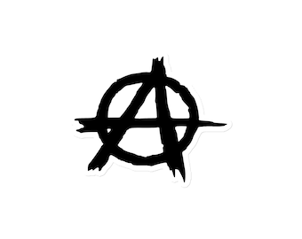 Magnete simbolo dell'anarchia: decorazione da cucina ribelle