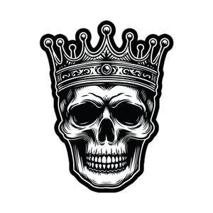 Royal Skull Sticker