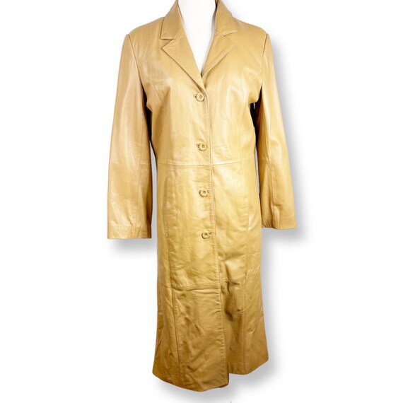1980s Centigrade Leather Trench Coat 