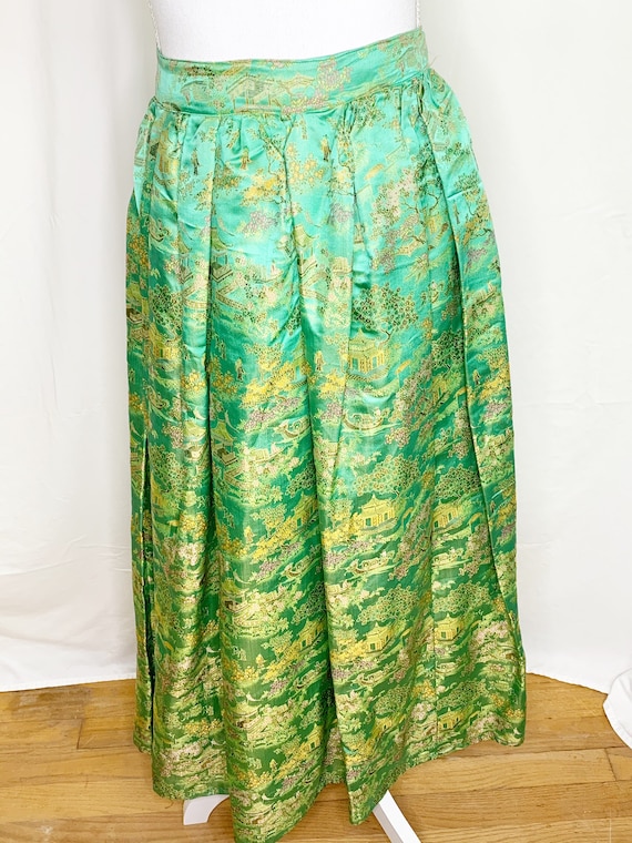 Vintage Asian Silk Tapestry Skirt - Handmade? - 19