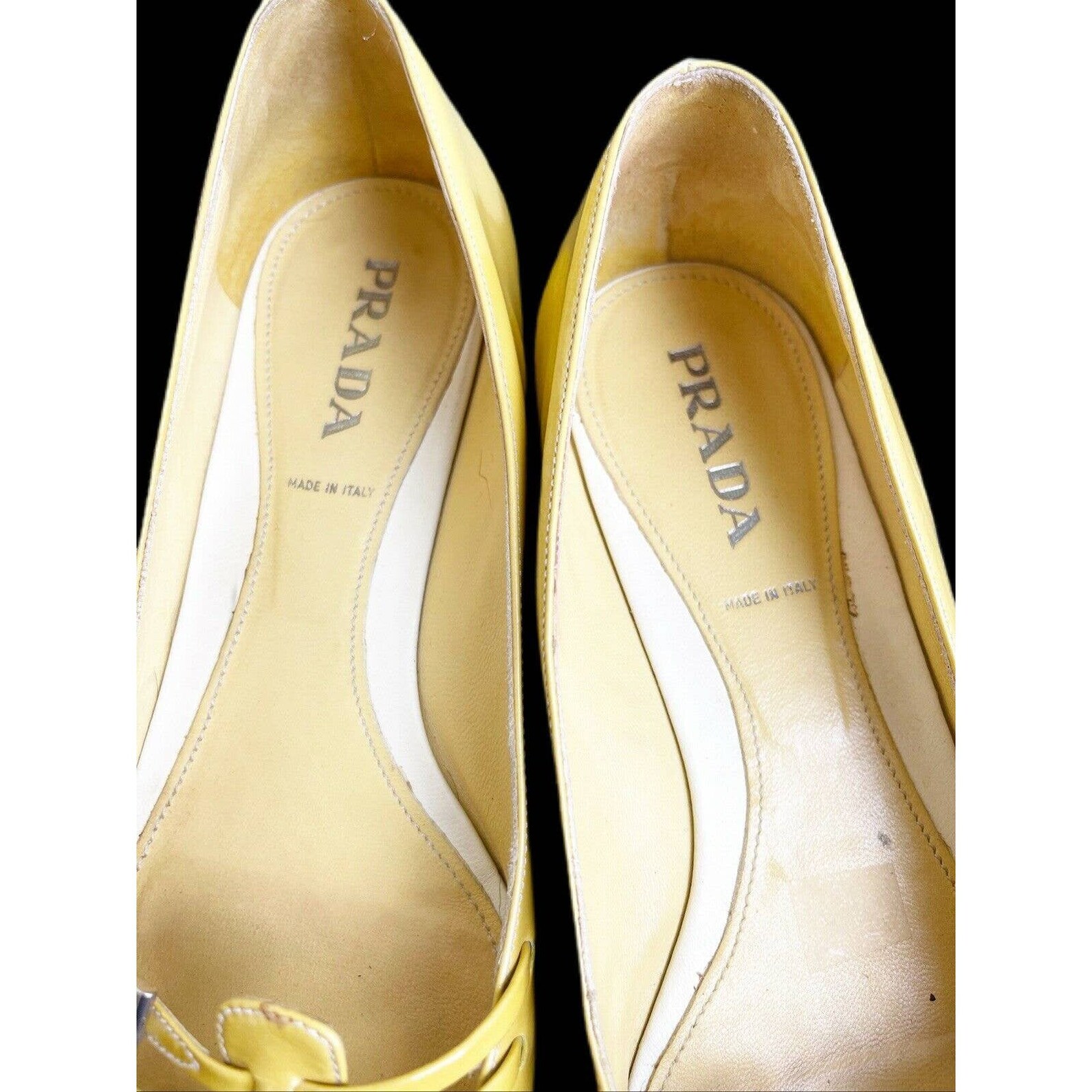 prada pointed toe flats
