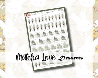 Matcha Love Extra - Dessert al gusto Matcha//Macarons//Torta//Gelato