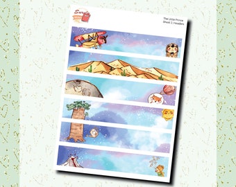Il set di adesivi Little Prince Bujo