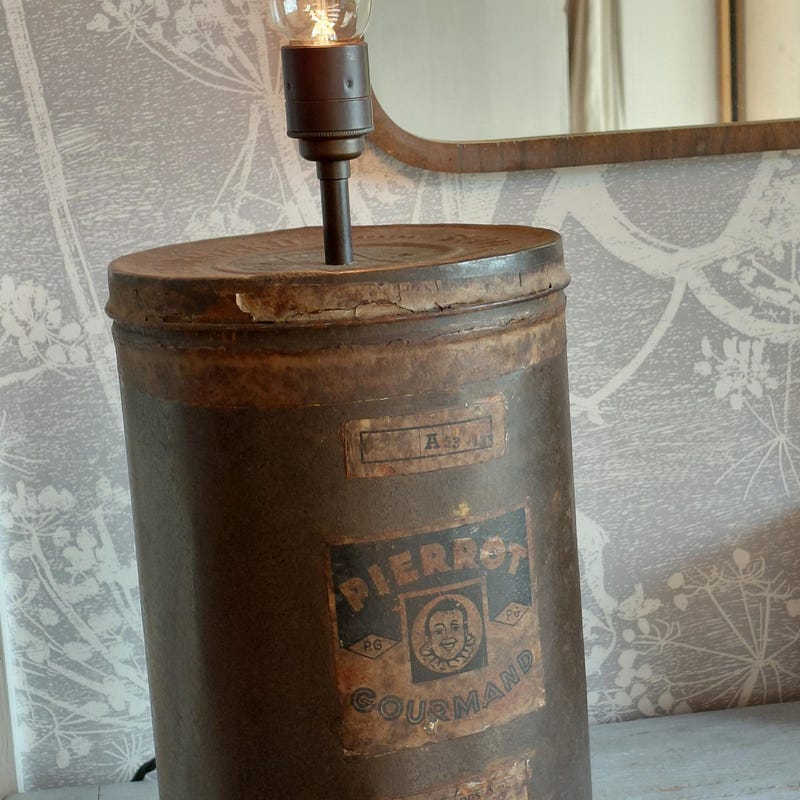 Rustic Copper Table Top Lamps From the 1920s - Etsy UK