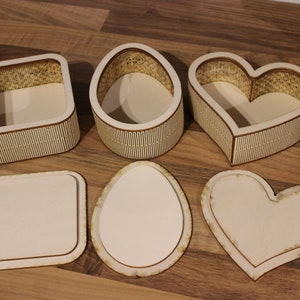 Flex Edge Box Pläne, Geschenkbox Dateien