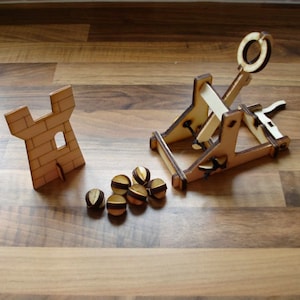 Mini Catapult Plans, Mangonel Kit Files