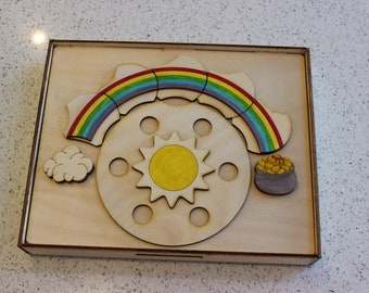 Rainbow Puzzle Box Files/Plans