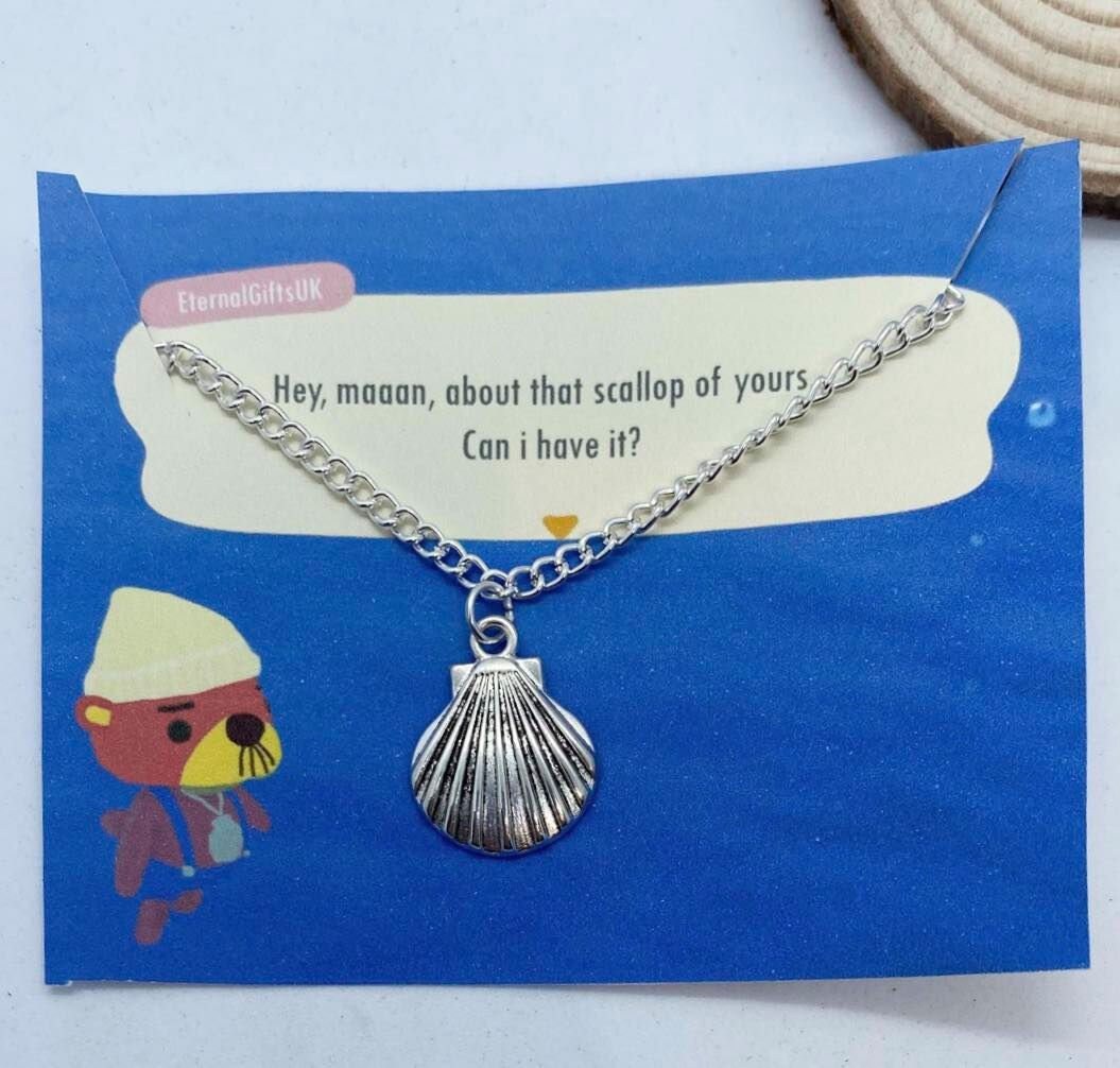 Animal Crossing New Horizons Inspired Pascal Scallop Necklace Etsy