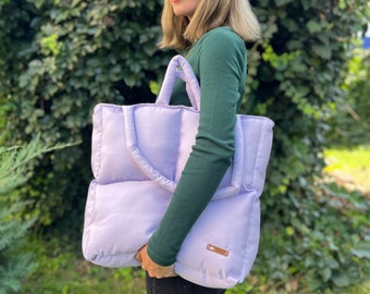 Puffer Tote Bag – VIOLET AND BROOKS