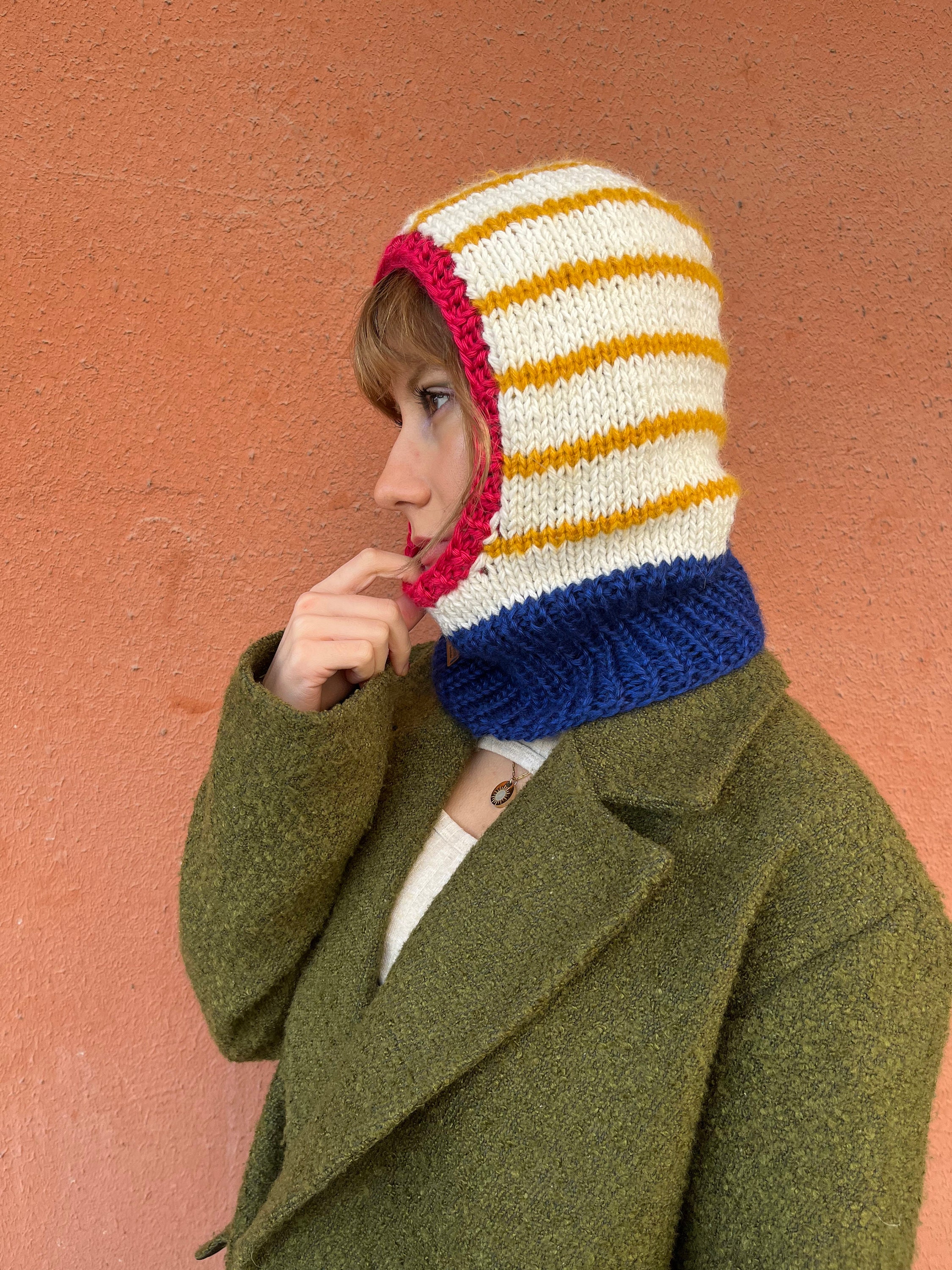 帽子 CLANE KIJIMATAKAYUKI WOOL KNIT BALACLAVA CLANE KIJIMATAKAYUKI WOOL KNIT BALACLAVA
