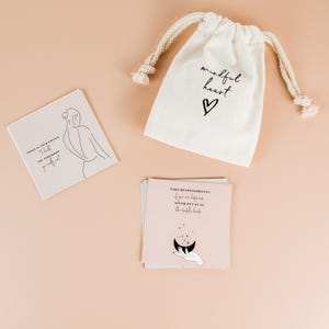 Mini set de regalo de tarjetas de afirmación positiva para mujeres, tarjetas de empoderamiento de mujeres, tarjetas de afirmación positiva, amor propio, autoconciencia y atención plena