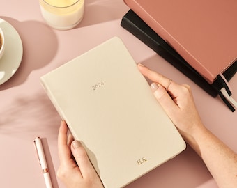 Minimal 2024 Weekly Lifestyle Planner | Dated  Productivity planner| 2024 Diary | Weekly Planner|Wellness Journal |Personalised planner gift