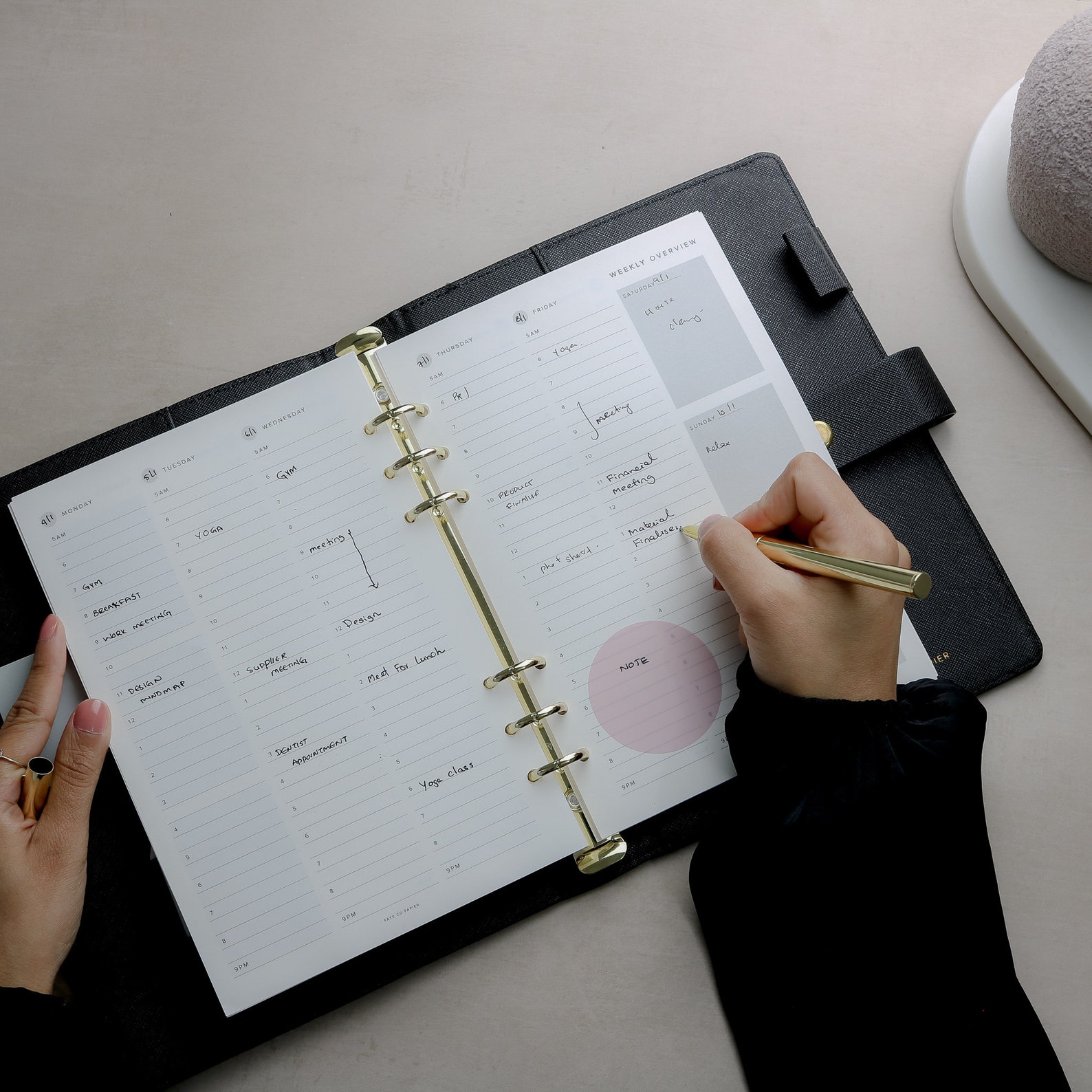 Personalised Rings Binder Organiser A5 Personal Planner 6 Etsy UK