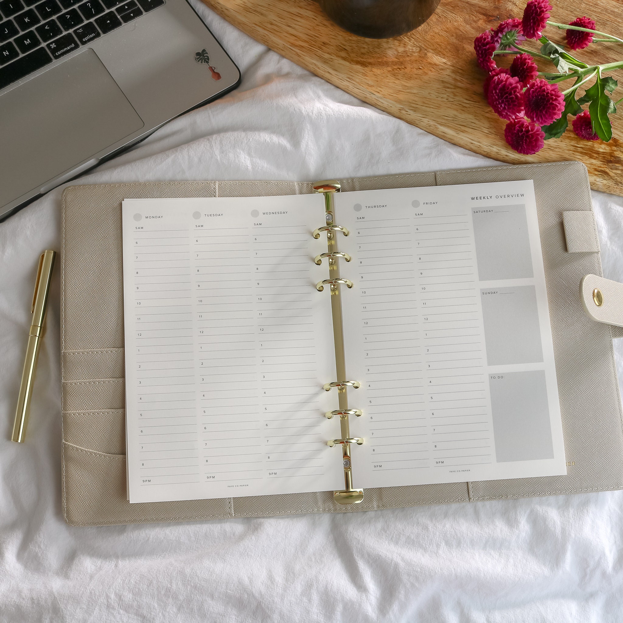 Personalised Rings Binder Organiser A5 Personal Planner 6 Etsy UK