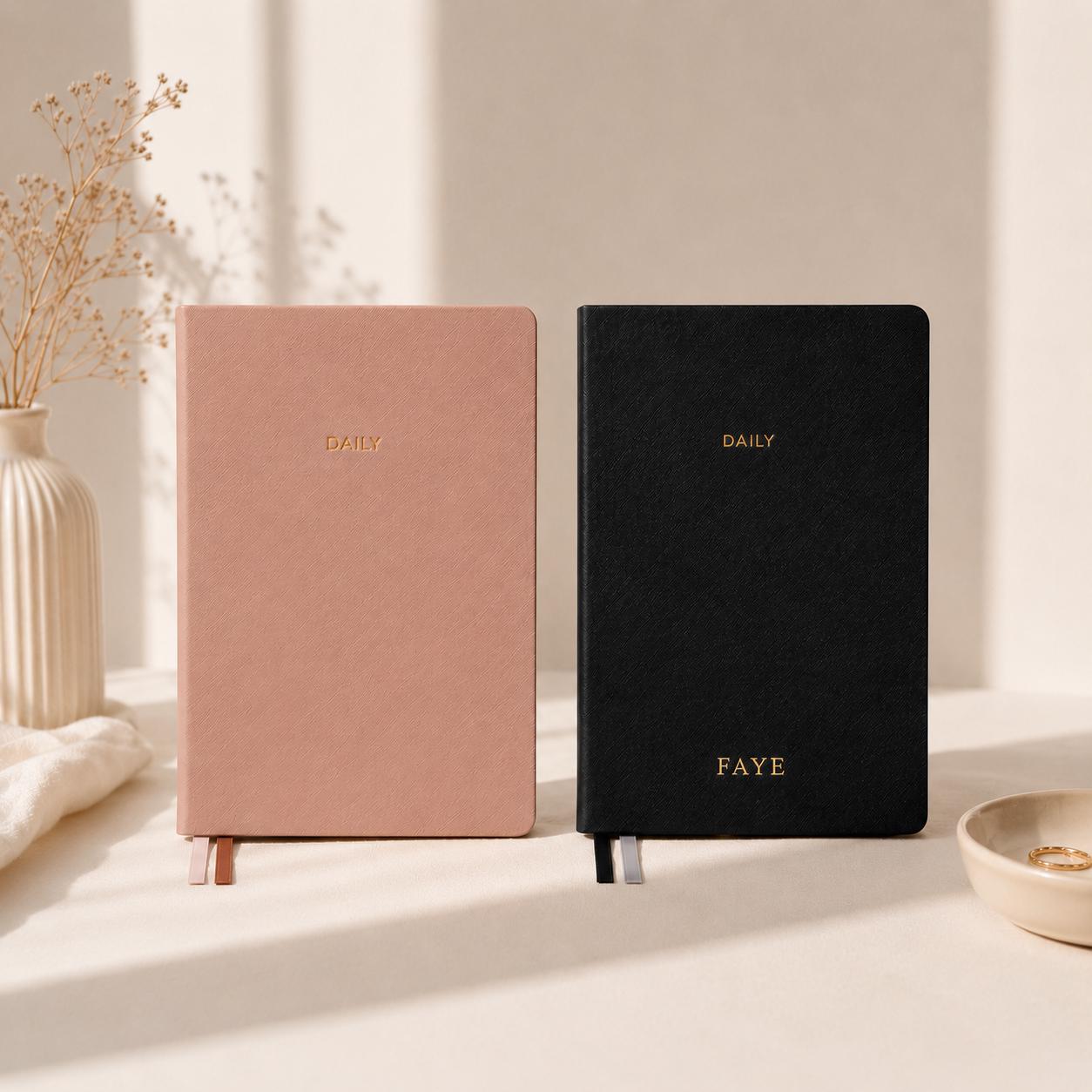 Minimal Daily Planner, Personalised Daily Planner, ADHD Planner, Productivity Planner, Student Planner, Undated Planner, Soft Cover Journal