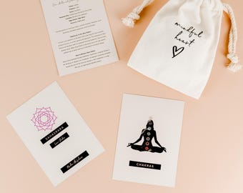 Healing Chakra Cards Set | Yoga Guidance