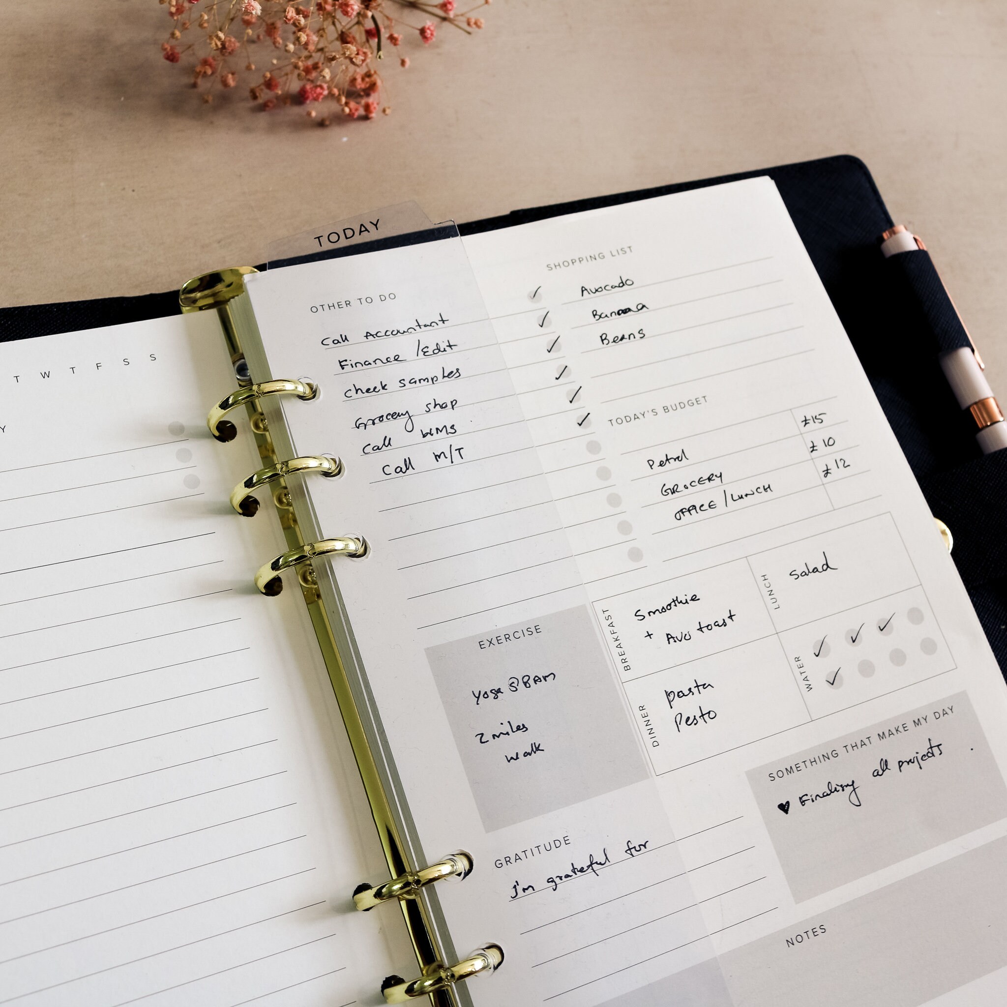 Minimal Transparent Planner Page Marker Today Bookmark A5 Etsy