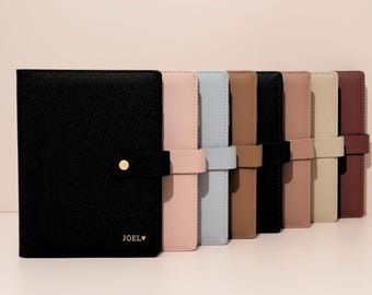 Luxury Ring Binder Organiser with Lifestyle Weekly Planner Inserts | A5 Refillable Undated Planner Set Binder Set|Personalised Planner Cover