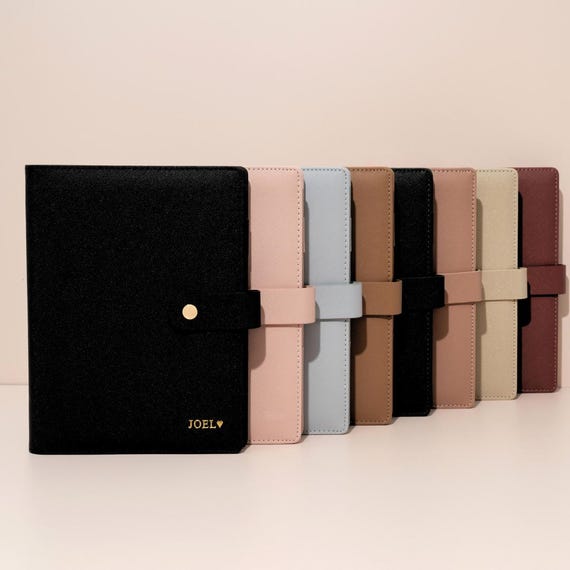 Personalised A5 Ring Binder Planner | Luxury Agenda Binder | 6 Gold Rings Binder Organiser | Personalised Gift | Refillable Planner Cover - Etsy