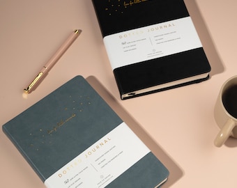 Maan en sterren dagboek Bullet planner/gestippelde dagboek/Bujo dagboek