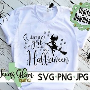 Halloween SVG PNG JPG file,Love Halloween Svg,Halloween Printable,Halloween Cricut file,Girl Halloween Svg,Halloween Digital,Witch Svg Png