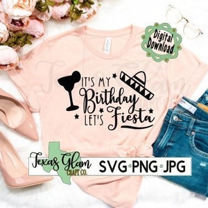 Lassen Sie uns Party Geburtstag SVG PNG JPG, Geburtstag Mädchen Svg, Frau Geburtstag Party Shirt Svg, Happy Birthday Svg, Mama Geburtstag Svg, Geburtstag Cricut Svg