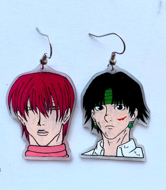 Hunter X Hunter Hisoka And Chrollo Earrings Etsy Hunter X Hunter Hisoka And Chrollo Earrings Etsy