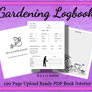 KDP Interior Gardening Logbook Journal