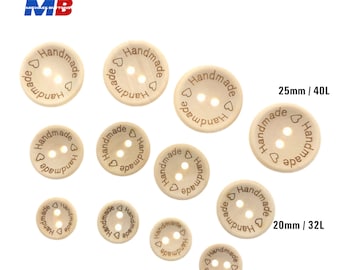 Botones / Botones de madera para artesanías / botones personalizados / botones de costura / botones de fabricación de madera / botones personalizados / botones de madera