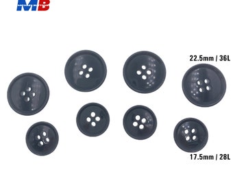 10 a 1000 piezas 18mm 23mm botones de tiza 4holes color marino