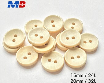 botones michae 15mm 20mm 25mm 2holes botón de madera 24L 32L 40L madera