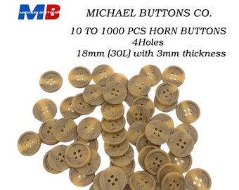 botones michael 18mm 4holes botones de bocina color caqui 30L