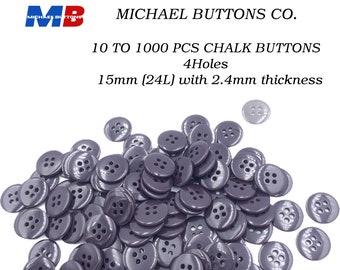 michael 15mm 4holes botones de tiza color púrpura 24L