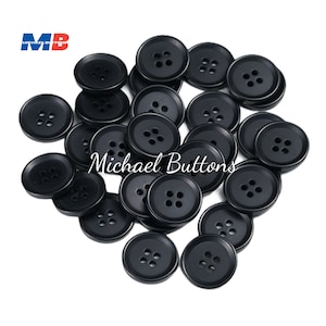 Buttons | Plastic Buttons | 20mm 4 holes Buttons | Coat Buttons |Jacket Buttons | Buttons for Clothing | Polyester Buttons | Chalk Buttons