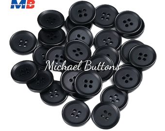 Botones / Botones de plástico / 20mm 4 hoyos Botones / Botones de abrigo / Botones de la chaqueta / Botones para ropa / Botones de poliéster / Botones de tiza