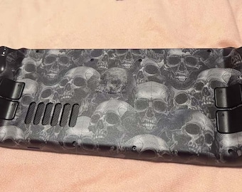 Skull Steam Deck Skin-Cool Steam Deck Sticker-Steam Deck Console Decal-Steam Deck Accessories-Vinyl Steam Deck Full Sets Protective Cover